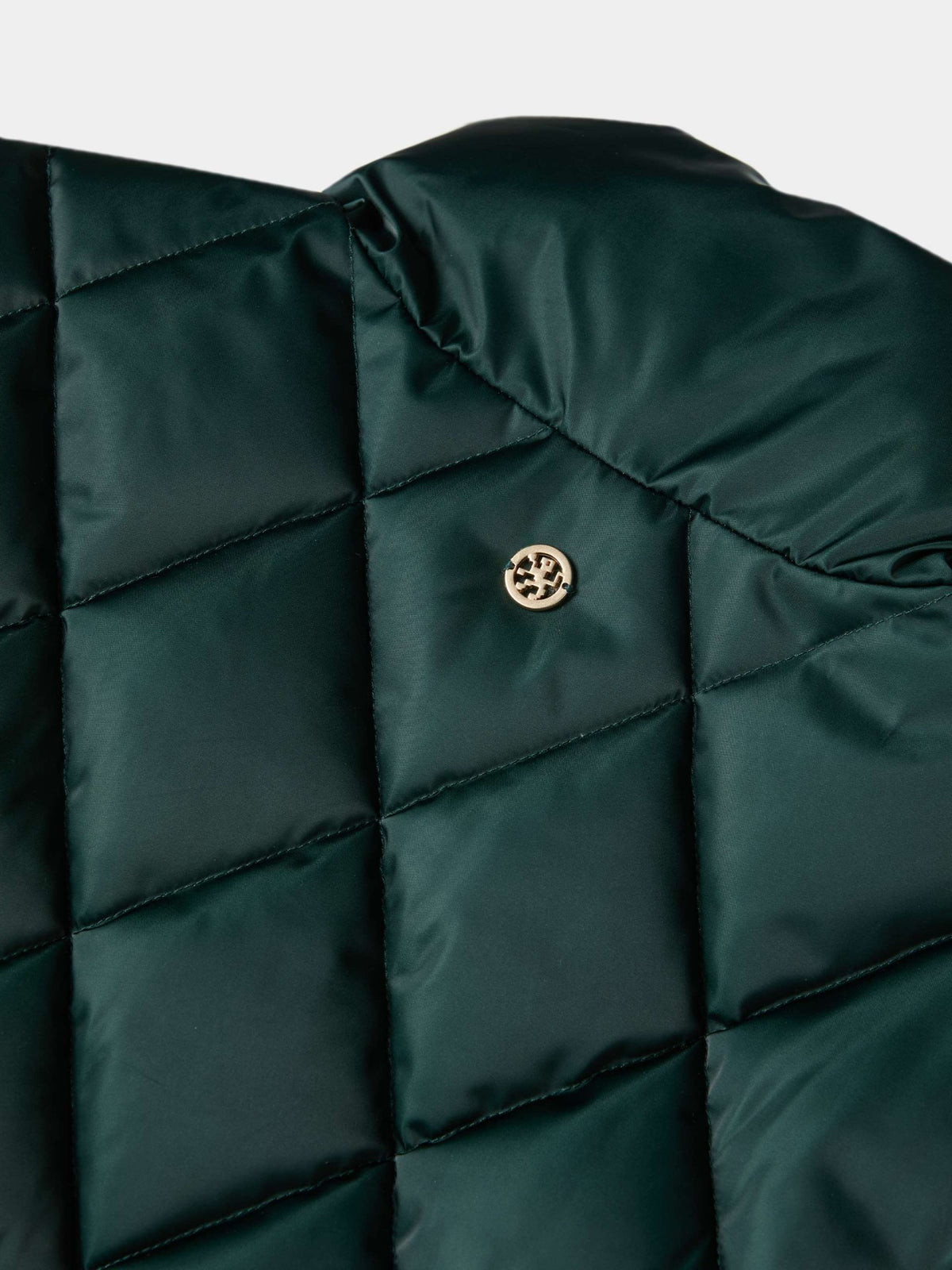 CHAQUETA ACOLCHADA CON BROCHES DORADOS
