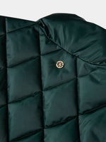 CHAQUETA ACOLCHADA CON BROCHES DORADOS