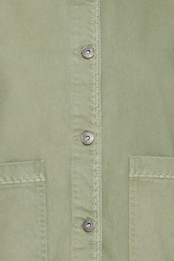 Chaqueta Iholia Verde Algodón