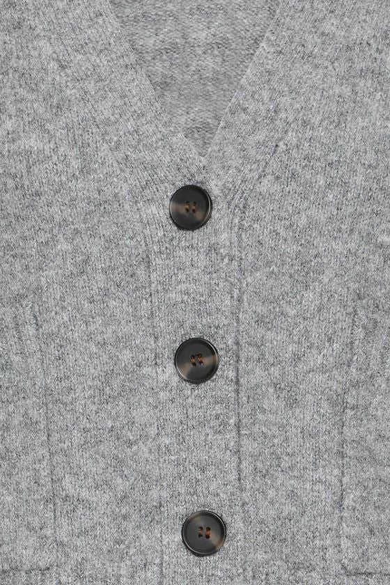 Cárdigan Byotti Corto Gris