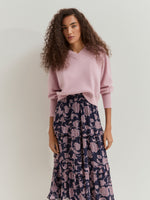Falda Larga con Volantes