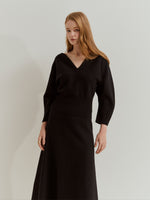 Falda de Punto Mezcla de Lana