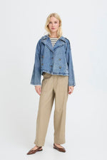 Gabardina Bycitan Denim Corta