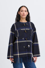 Chaqueta Ihfoniza Cuadros Marino