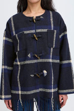 Chaqueta Ihfoniza Cuadros Marino