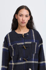 Chaqueta Ihfoniza Cuadros Marino