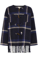 Chaqueta Ihfoniza Cuadros Marino