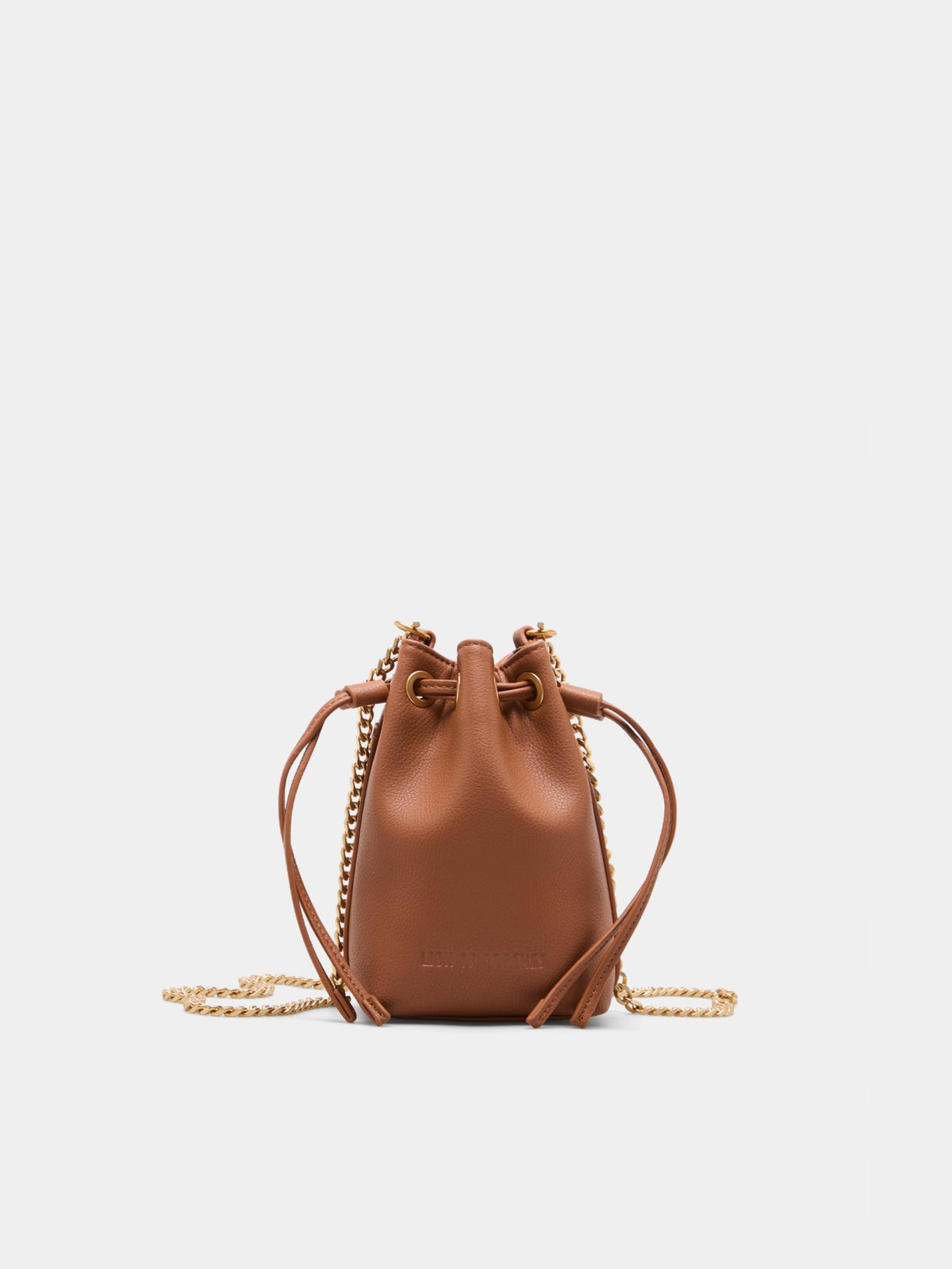 Mini Bolso Bucket con Cadena y correa ajustable