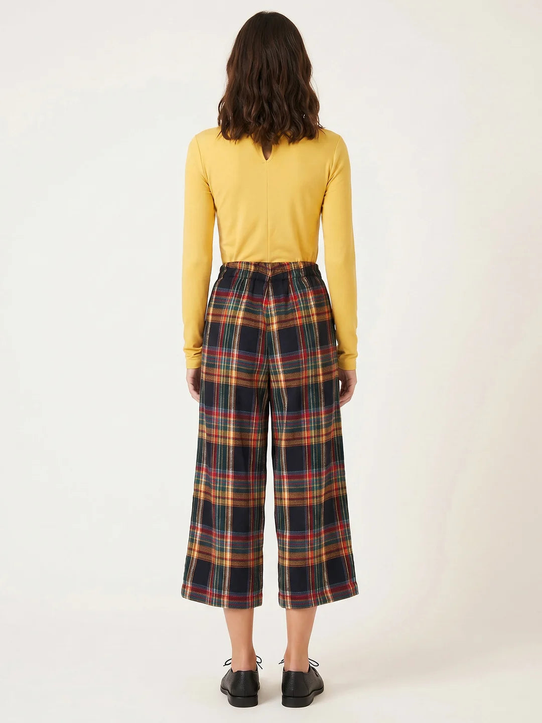 PANTALON CULOTTE CUADROS ESCOCESES