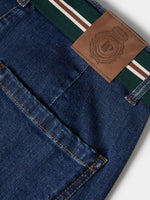 PANTALON CULOTTE DENIM CON CINTURON