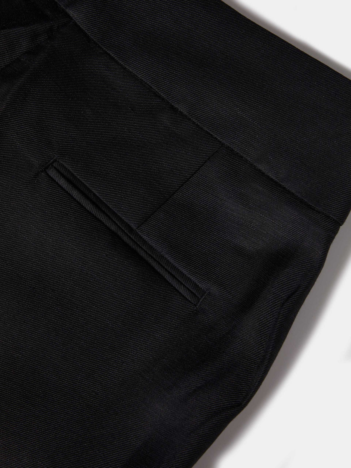 Pantalón Pierna Ancho de Lino con Pinzas