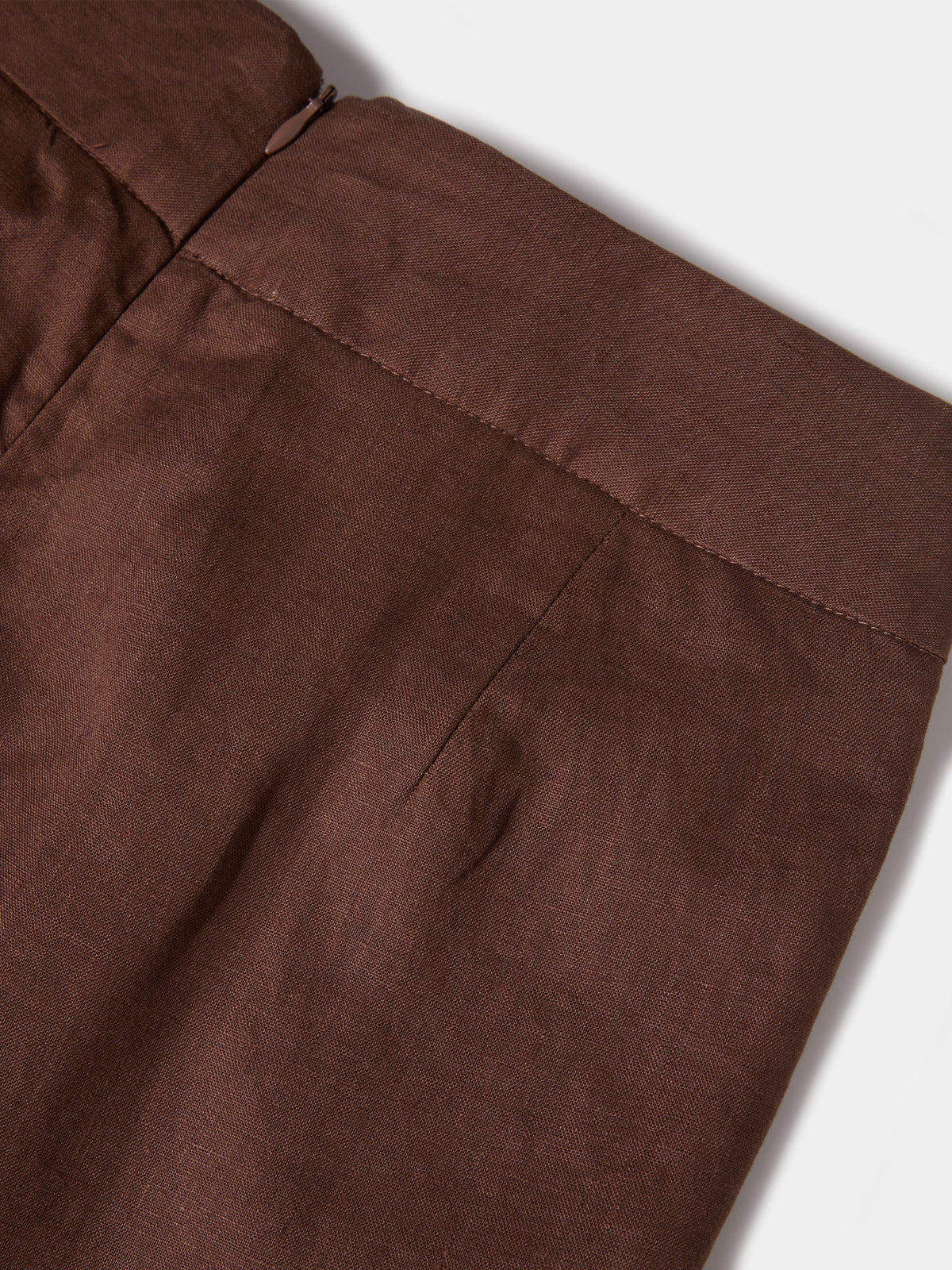 Pantalones de lino de pierna ancha