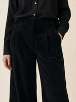PANTALON MICROPANA DE PIERNA ANCHA