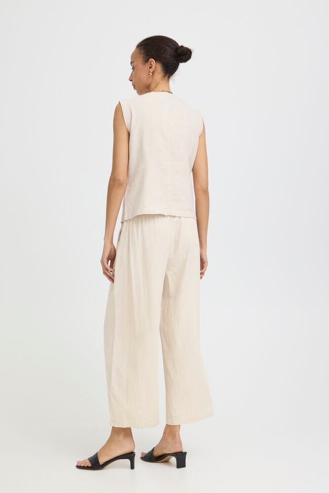 Pantalón Fluido con Cintura Elástica