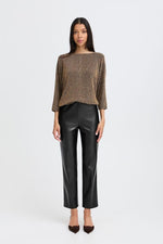 PAntalón Legging Polipiel Bykaddo Negro