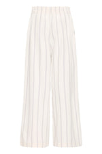 Pantalón Rayas Finas con Cintura Elástica
