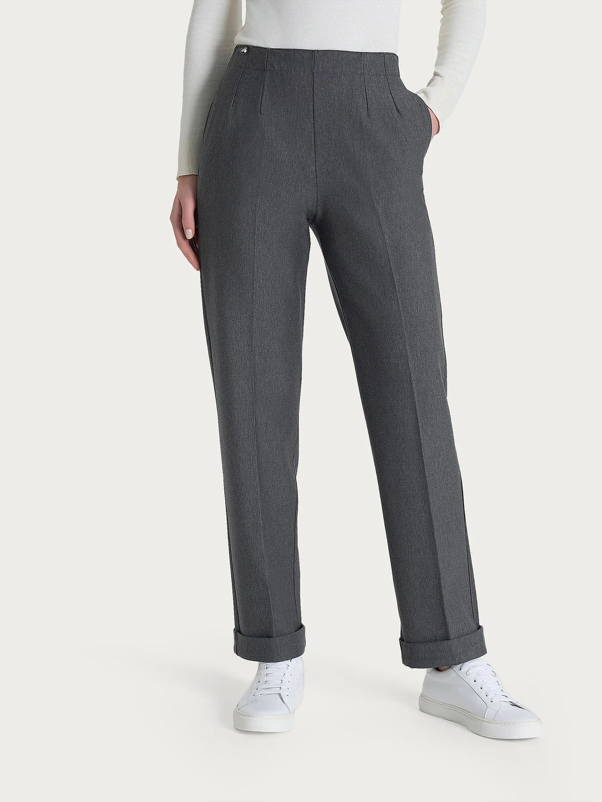 Pantalón Recto con Bolsillos