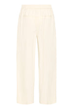 Pantalón Largo Tobillero crudo con Cintura Elástica