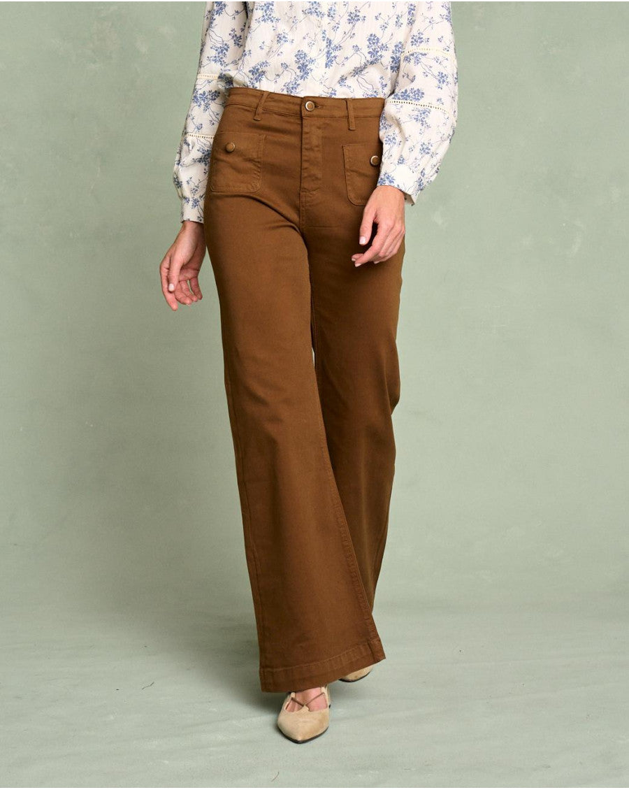 Pantalón Denim Botones