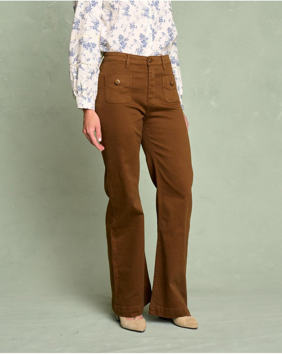 Pantalón Denim Botones