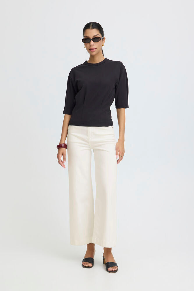 Pantalón Tiro Alto Blanco
