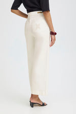 Pantalón Tiro Alto Blanco