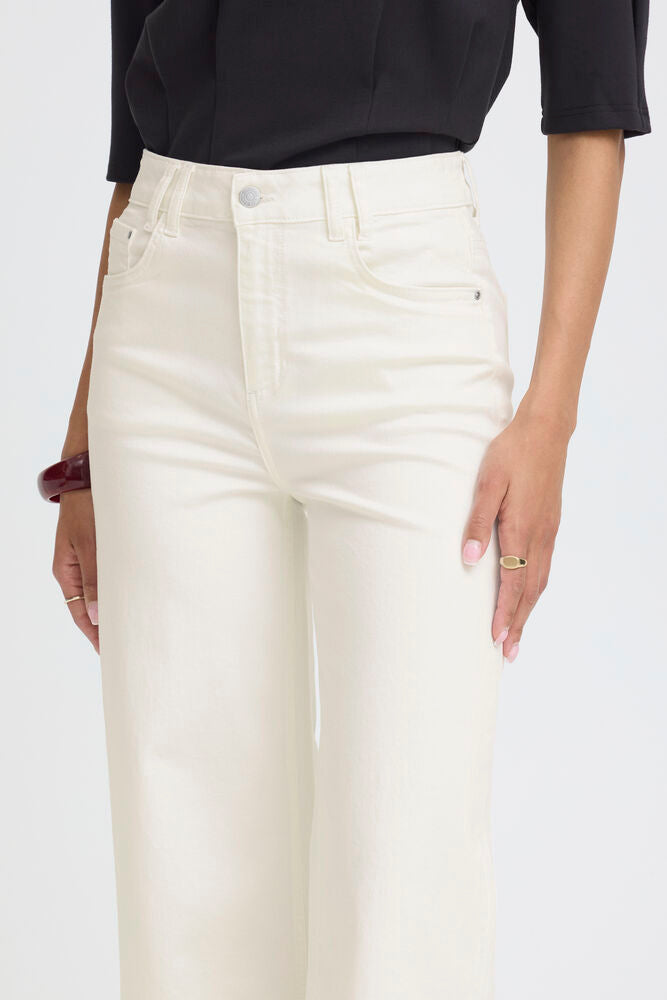 Pantalón Tiro Alto Blanco