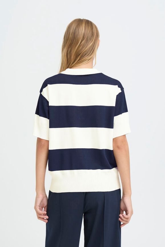 Polo Ihluls Marino y Blanco