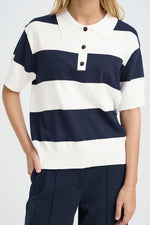 Polo Ihluls Marino y Blanco
