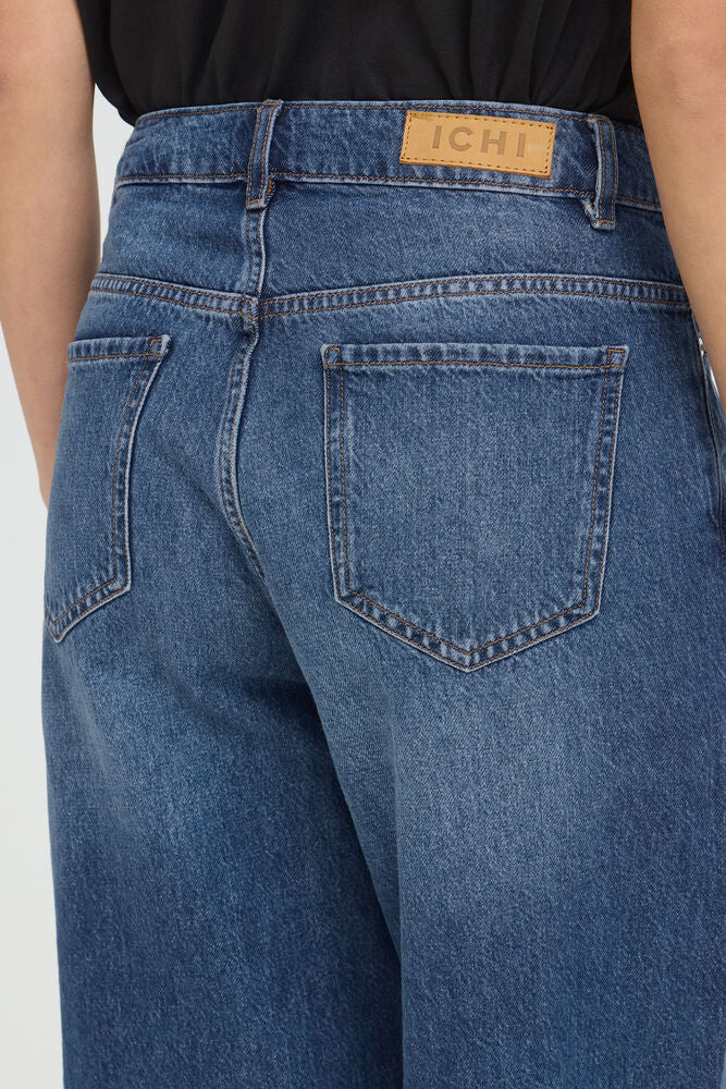 Bermuda Denim con Bolsillos delanteros