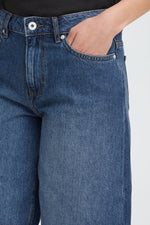 Bermuda Denim con Bolsillos delanteros