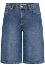 Bermuda Denim con Bolsillos delanteros