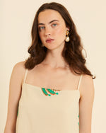 Top Tirantes Estampado Palmeras
