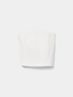 Top con detalle trenzado Color Blanco