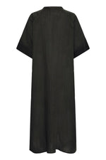 Vestido Blusón 2/4 Largo Bambula con Botones