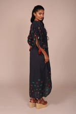 Vestido Midi Estampado Mediterráneo