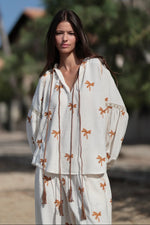 Blusa Bordado Palmeras