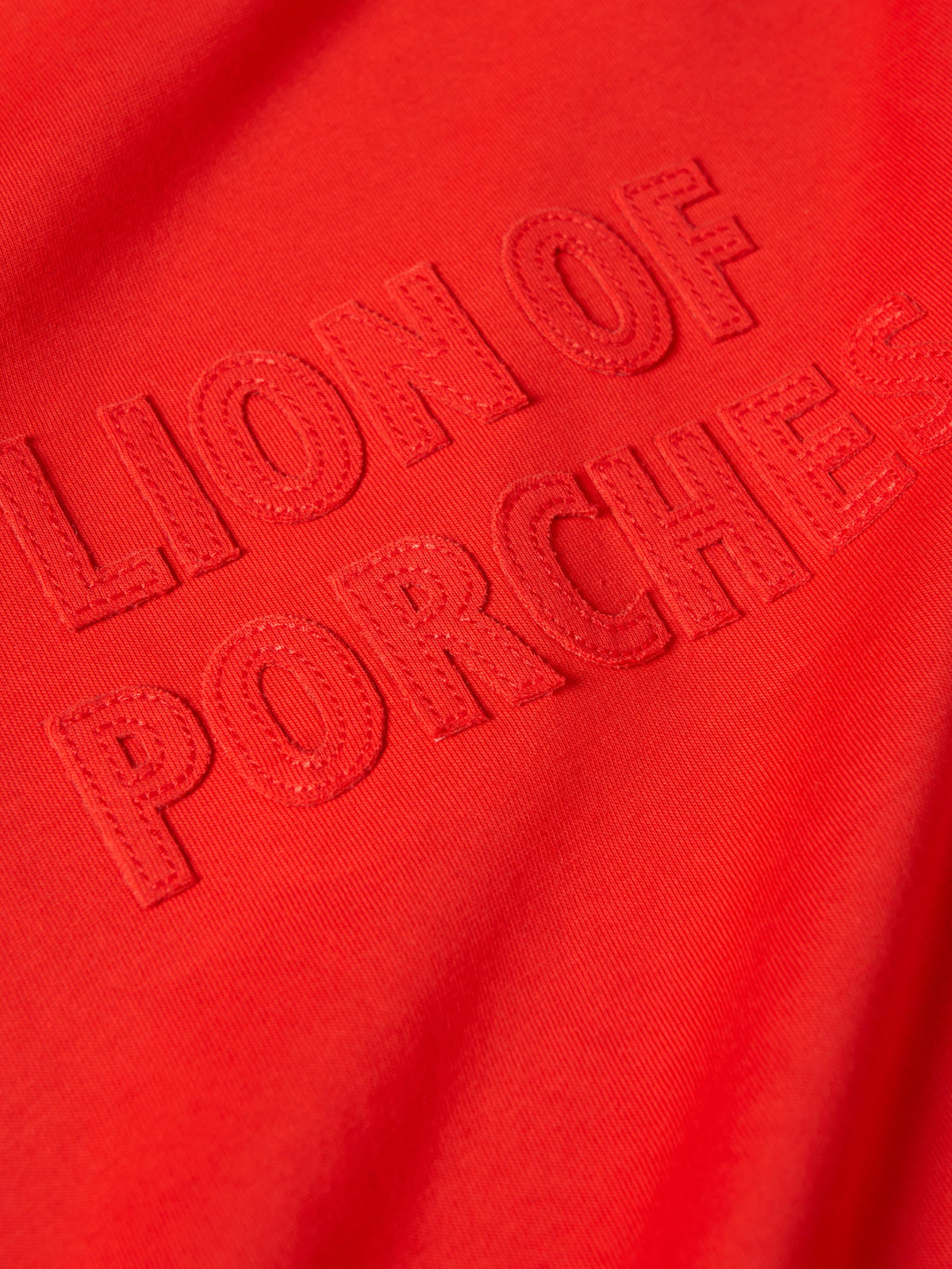 Camiseta Algodón Roja | Lion of Porches