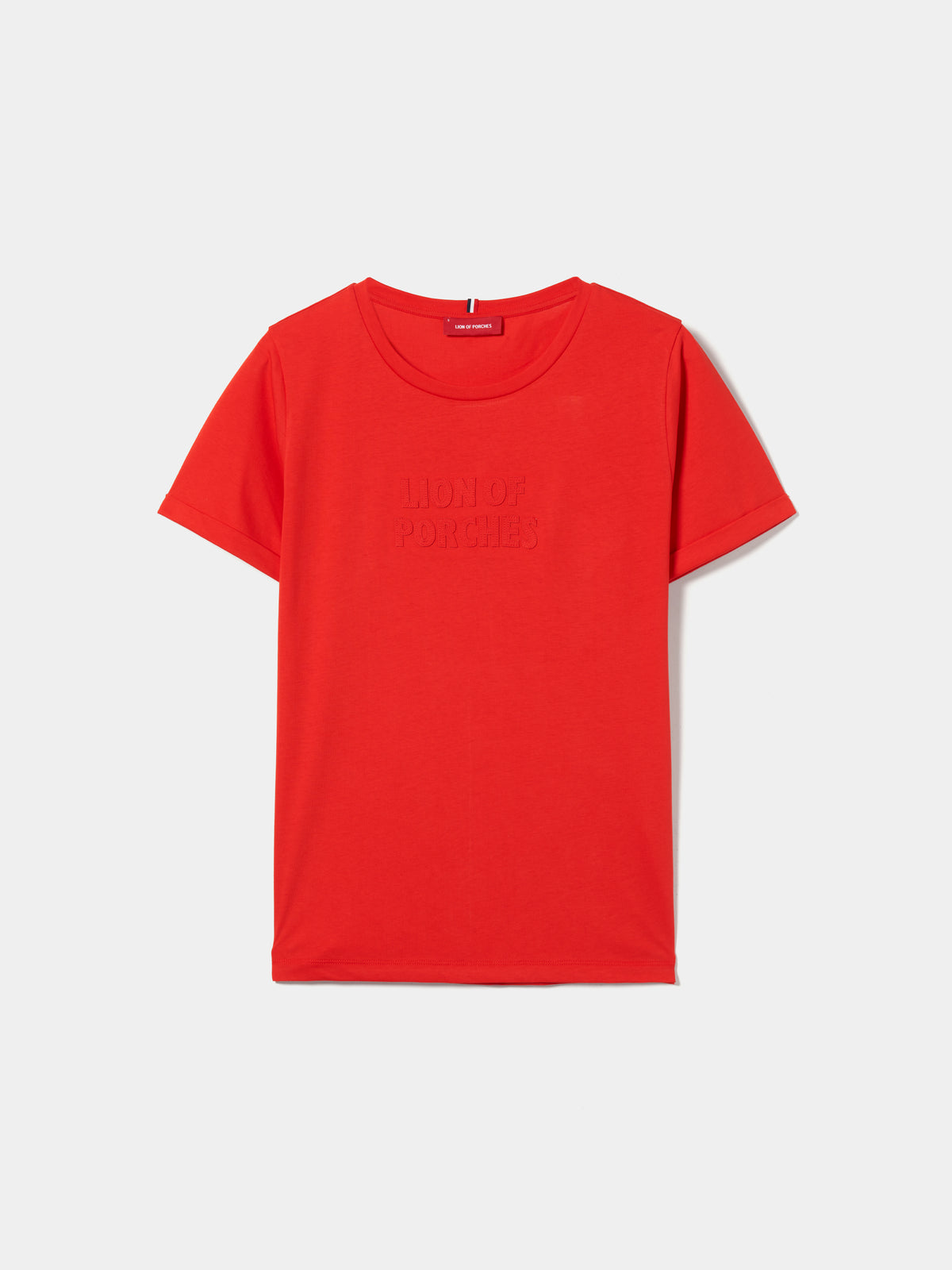 Camiseta Algodón Roja | Lion of Porches