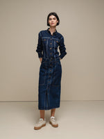 Falda Botones Denim