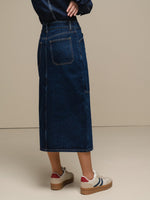 Falda Botones Denim