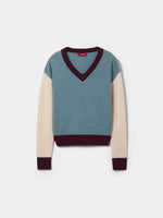 Suéter de Lana Tricolor