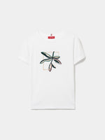 Camiseta Algodón con Bordado