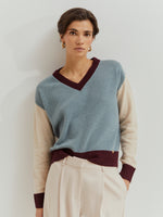 Suéter de Lana Tricolor