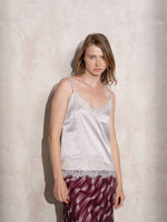 Top Satén con Encaje