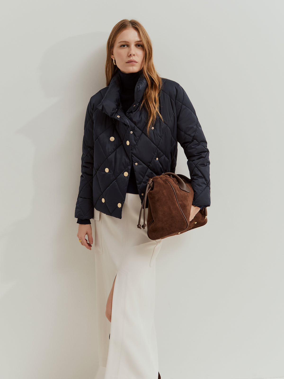 Chaqueta Acolchada Cruzada