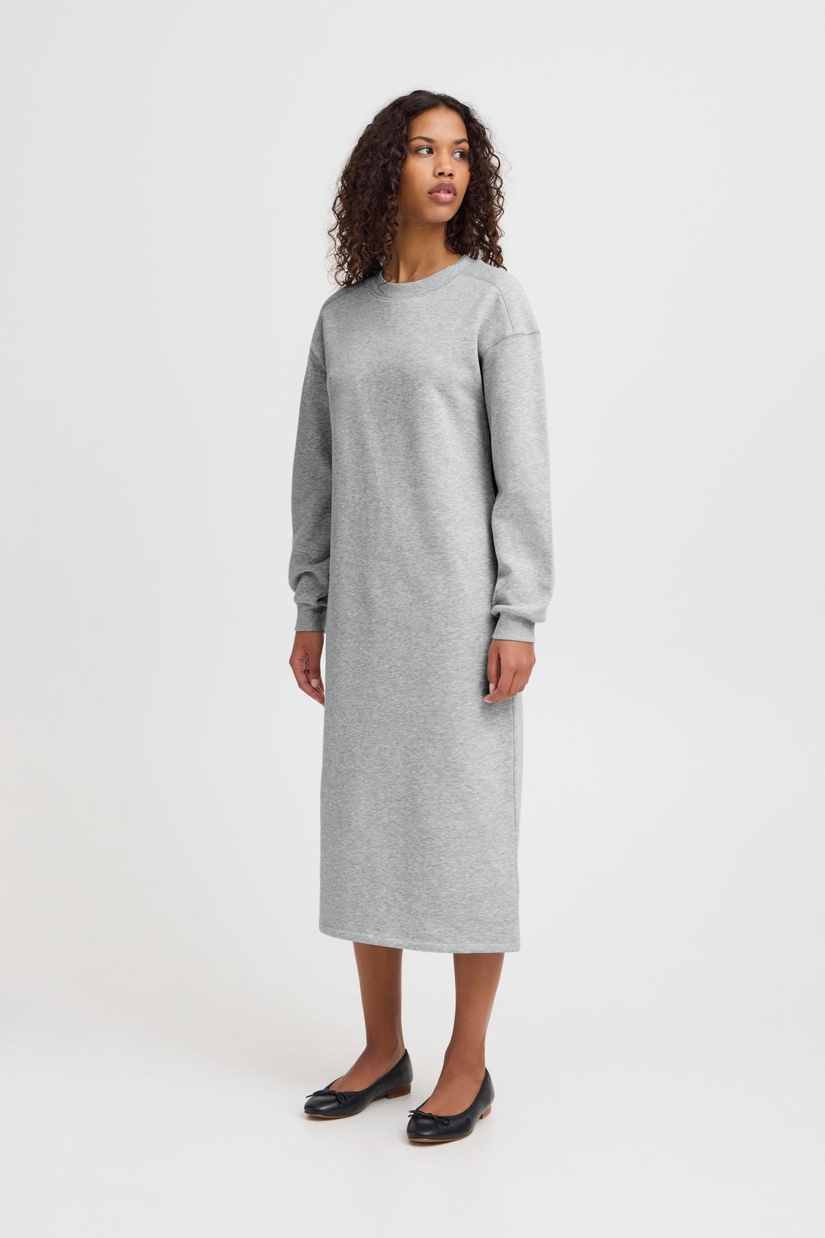 Sudadera Vestido Ihbela Brushed Gris