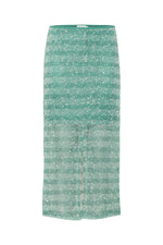 Falda Ihpiloua Lúrex Verde