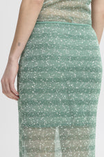 Falda Ihpiloua Lúrex Verde