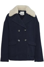 Abrigo Ihfloriva Cuello Pelo